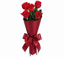 Букет 5 Красных роз Эдлесс Лав в Васильево