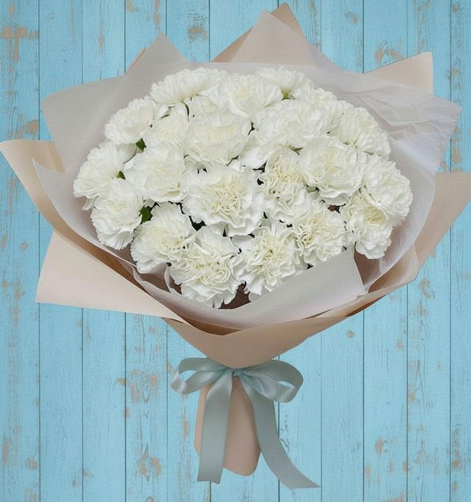 Букет цветов из: Гвоздики в Васильево