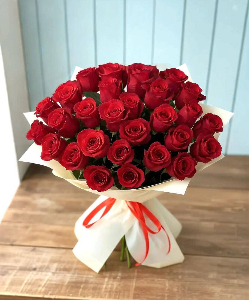 Букет 29 Красных роз в Васильево