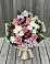 Букет цветов из: Альстромерии, Гвоздики, Розы и Хризантемы в Васильево