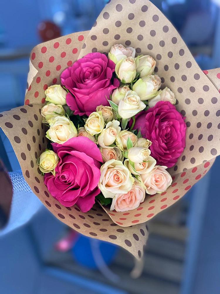 Букет цветов из: Розы в Васильево