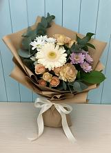 Букет цветов из:  Герберы и Хризантемы #REPLACE_PRED# Васильево