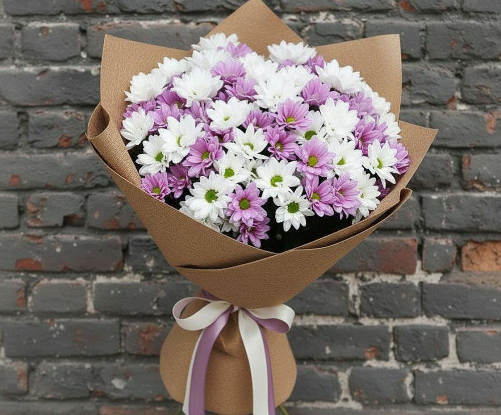 Букет цветов из: Хризантемы в Васильево