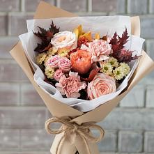 Букет цветов из:  Гвоздики, Хризантемы и Розы в Васильево