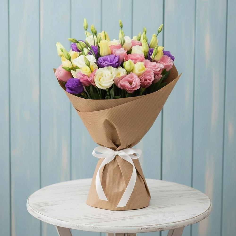 Букет цветов из: Лизиантусы в Васильево