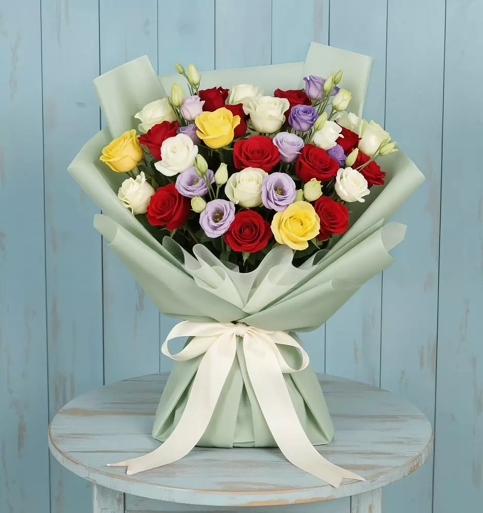 Букет цветов из: Розы в Васильево