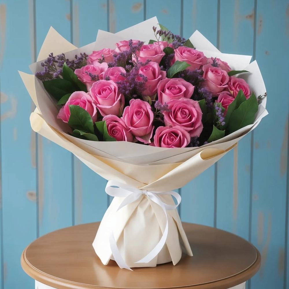 Букет цветов из: Розы в Васильево