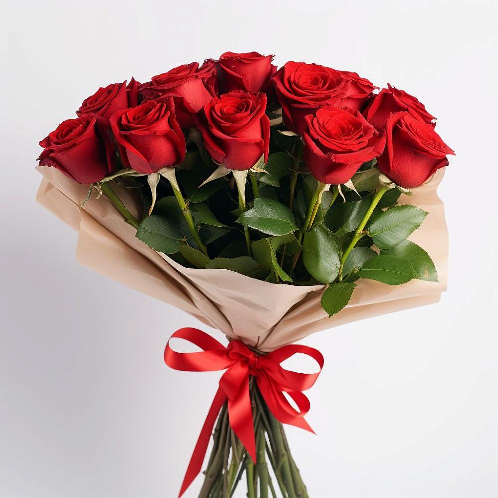 Букет 11 Красных роз Эдлесс Лав в Васильево